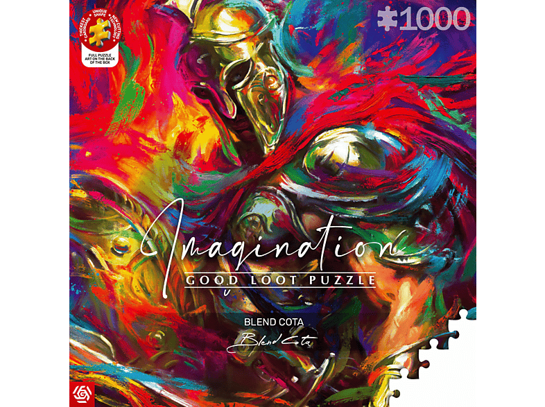 Puzzle GOOD LOOT Imagination Puzzle: Blend Cota The Illyrian Warrior / Iliryjski Wojownik (1000 elementów) Wielokolorowy