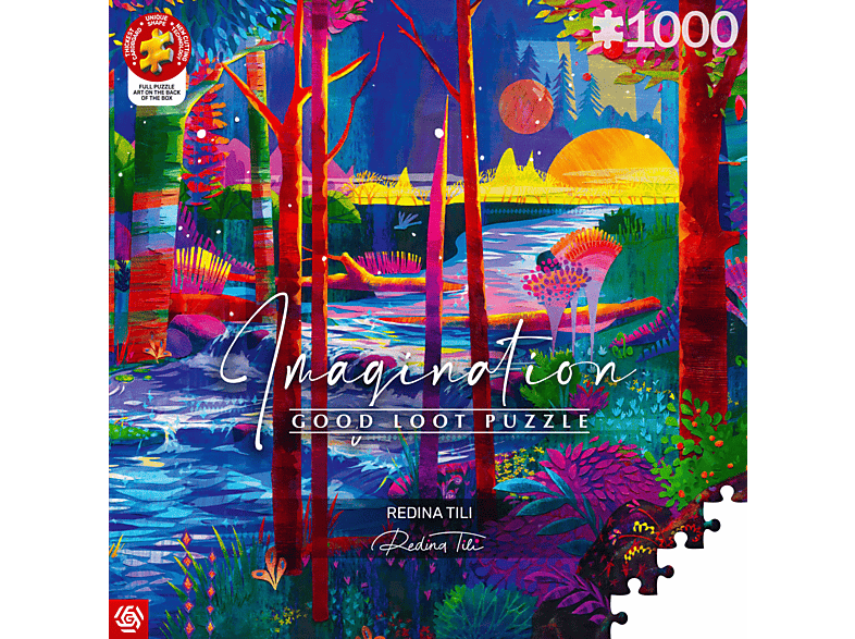 Puzzle GOOD LOOT Imagination Puzzle: Redina Tili Sleeping Giants / Śpiące Olbrzymy (1000 elementów) Wielokolorowy