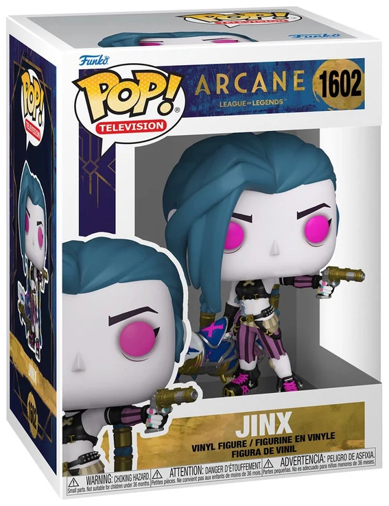 FUNKO POP TV: Arcane LoL S1 - Jinx figura (FU75649)