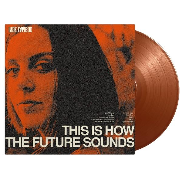 Albumcover mit Frauengesicht. Text lautet 'This is how the future sounds'.