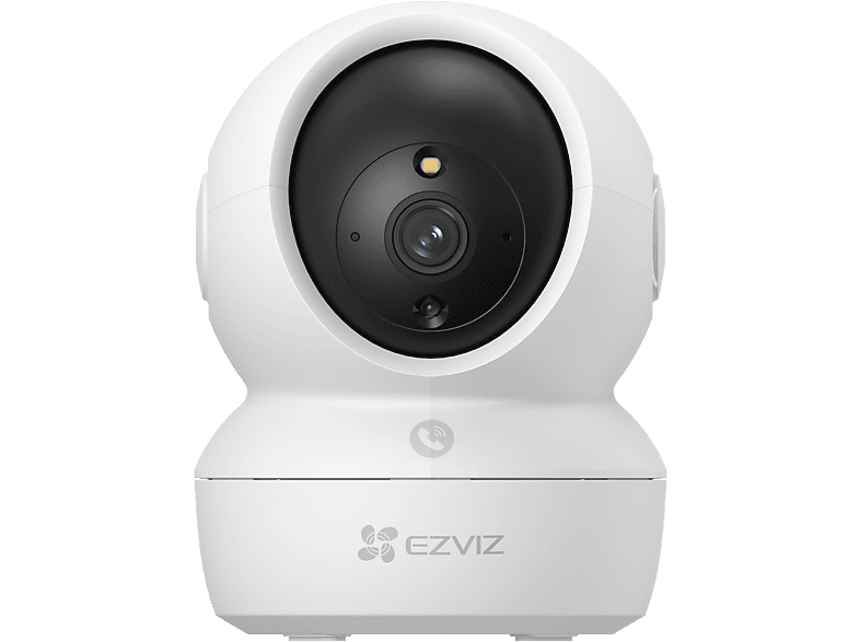 Cámara de vigilancia IP - Ezviz H6C Pro 3K 5MP, (2880 × 1620 pixeles), Función visión nocturna, Dual-Band Wi-Fi, Blanco