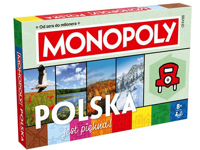 Gra towarzyska WINNING MOVES Monopoly Polska jest piękna 2025 Wielokolorowy