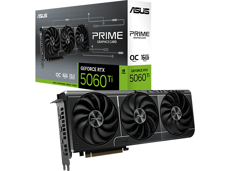 【新品・未開封】GeForce RTX 5060 Ti 16GB DDR7メモリ ASUS PRIME GeForce RTX 5060 Ti 16GB GDDR7 OC Edition (NVIDIA