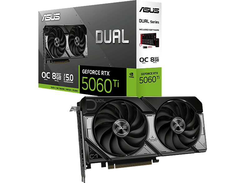 MediaMarkt, Asus Dual Geforce Rtx 5060 Ti 8Gb Gddr7 Oc Edition, Nvidia, Grafikkarte, Computer & Software, PC-Komponenten, Grafikkarten, 90YV0MP2-M0NA00