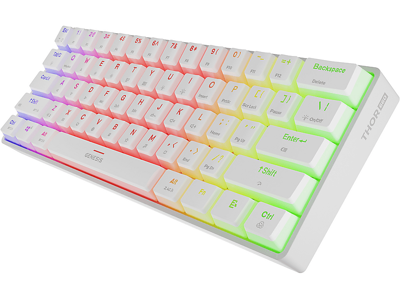 Genesis Thor 660 G2 Gateron Brown Biały – zdjęcie 3