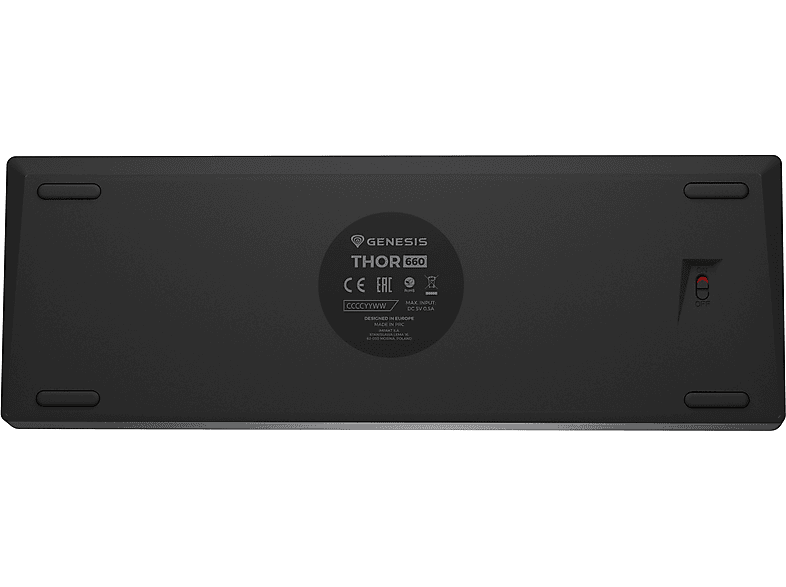 Genesis Thor 660 G2 Gateron Red Czarny – zdjęcie 3