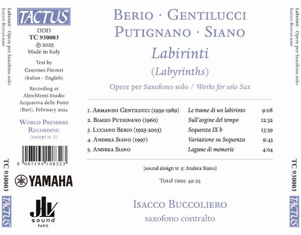 CD-Cover mit Text in mehreren Sprachen und einem Barcode.
