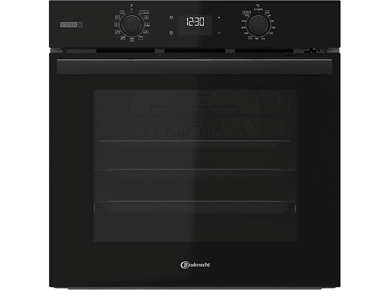 BAUKNECHT BAKO 3 GSPIB, Einbaubackofenset (Induktions-Kochfeld, A+, 71 l)