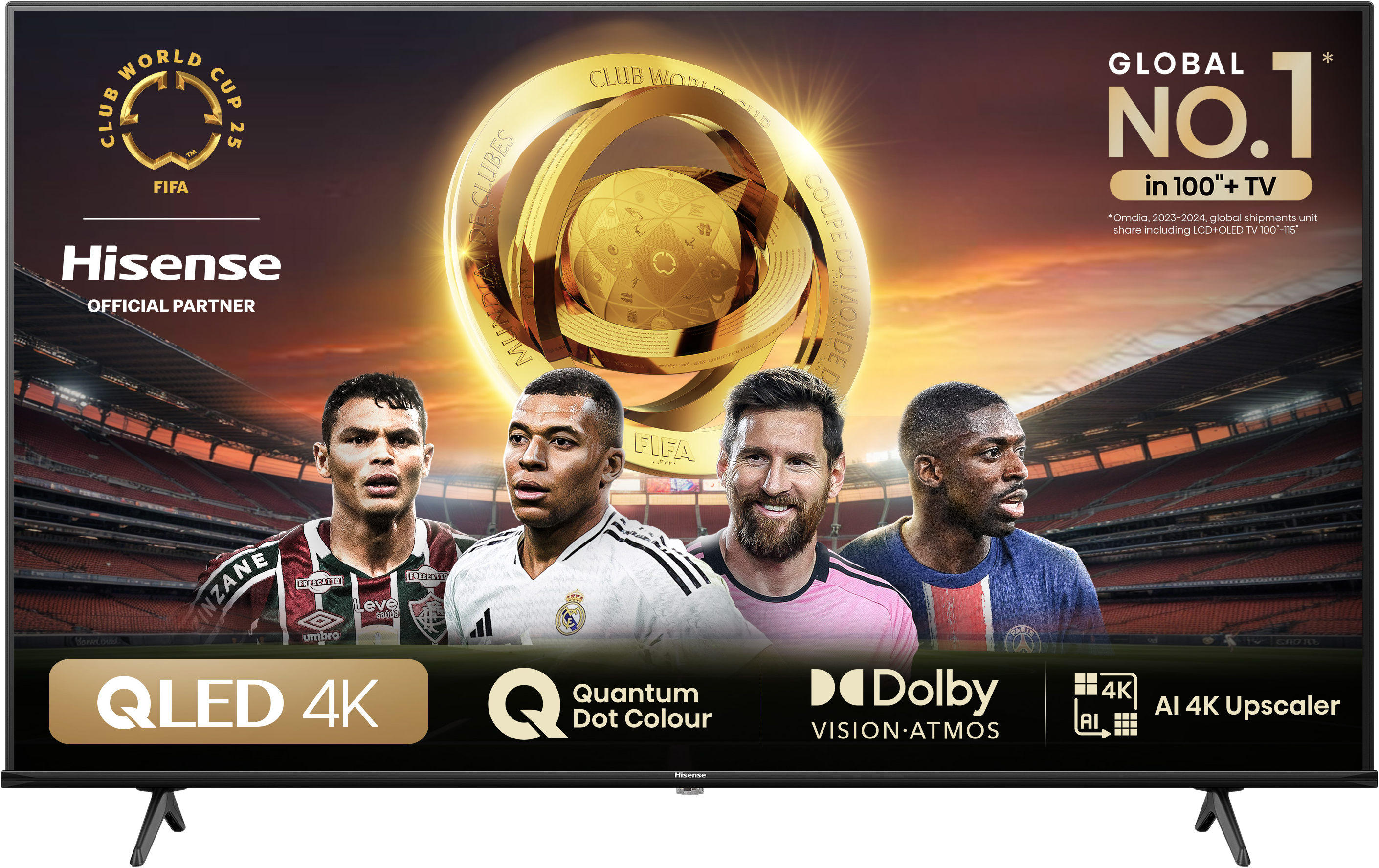 HISENSE 50E7NQ 4K UHD Smart QLED TV, fekete, 126 cm