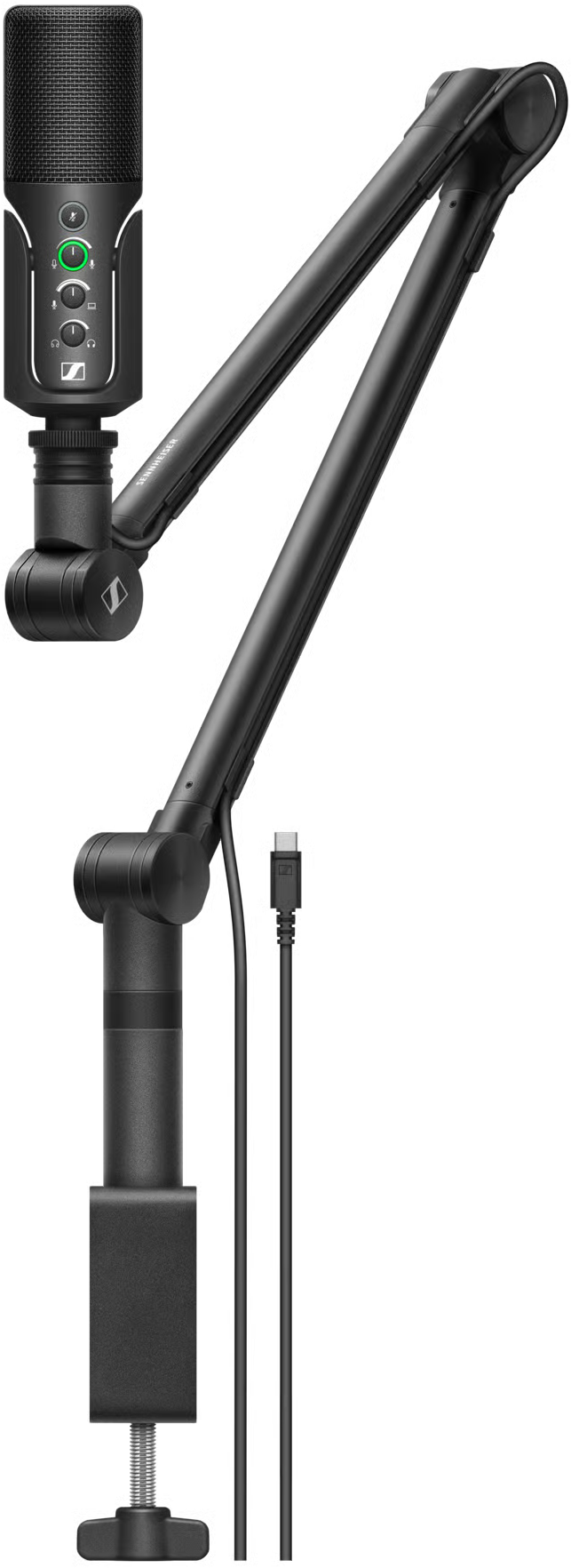 SENNHEISER Profile Streaming Set, USB-C podcast-streaming mikrofon + karos állvány (700100)
