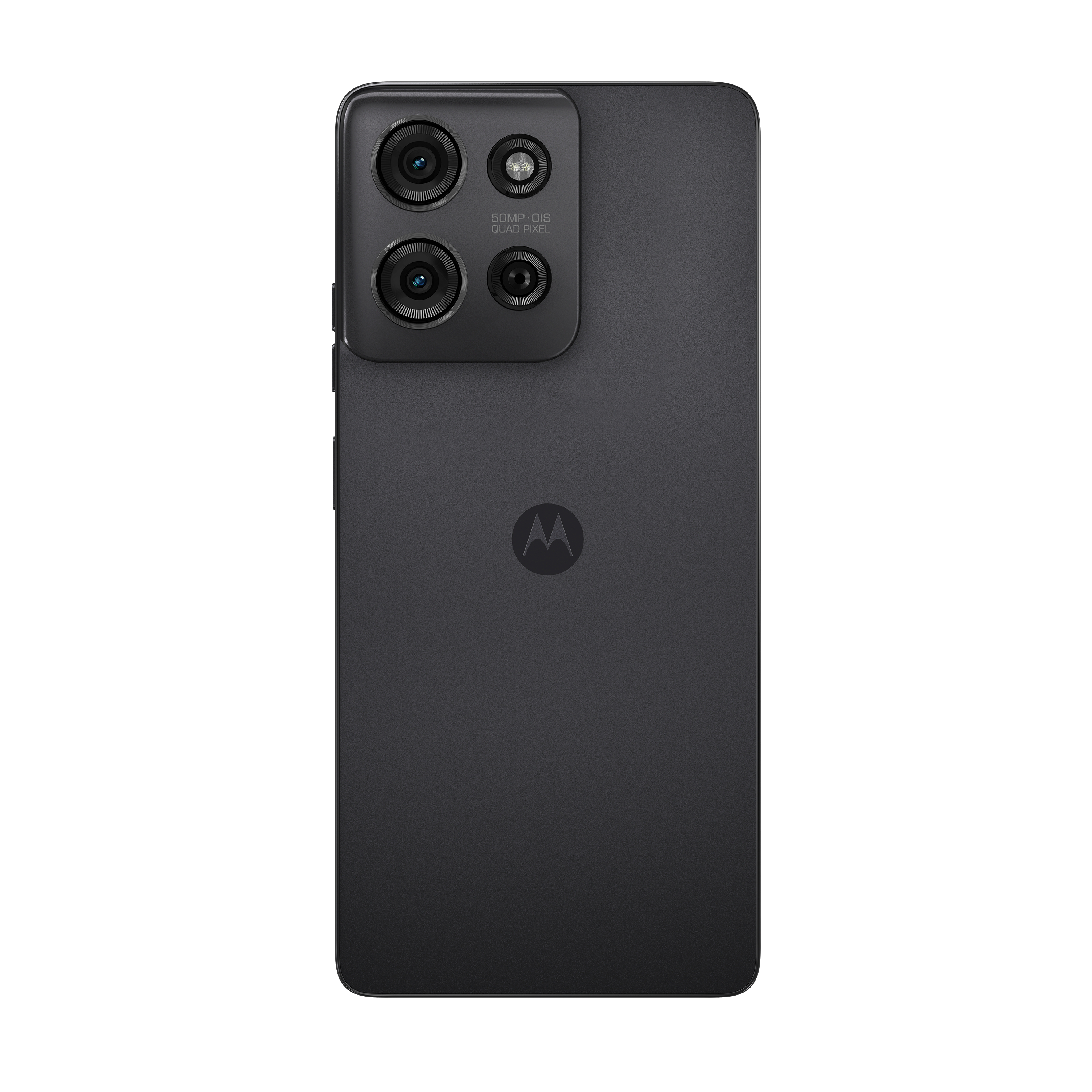 Schwarzes Telefon mit mehreren Kameras auf der Rückseite.