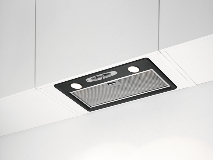 ELECTROLUX LFG525K Beépíthető páraelszívó fekete, 52 cm, 3 fokozat, nyomógombos vezérlés, LED világítás