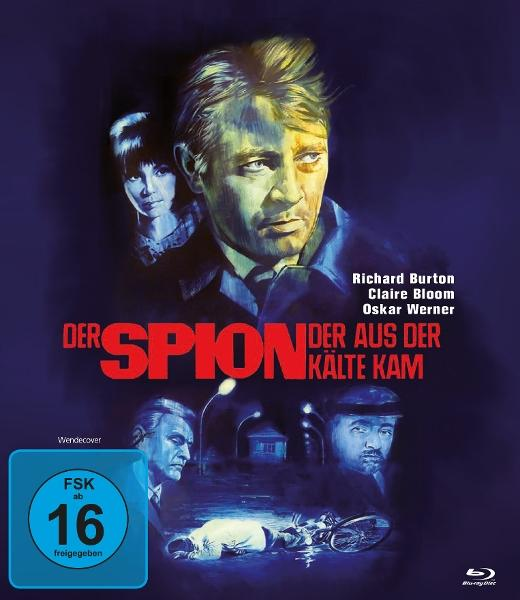 Filmposter: Der Spion der aus der Kälte kam. Porträt eines Mannes und andere Charaktere.