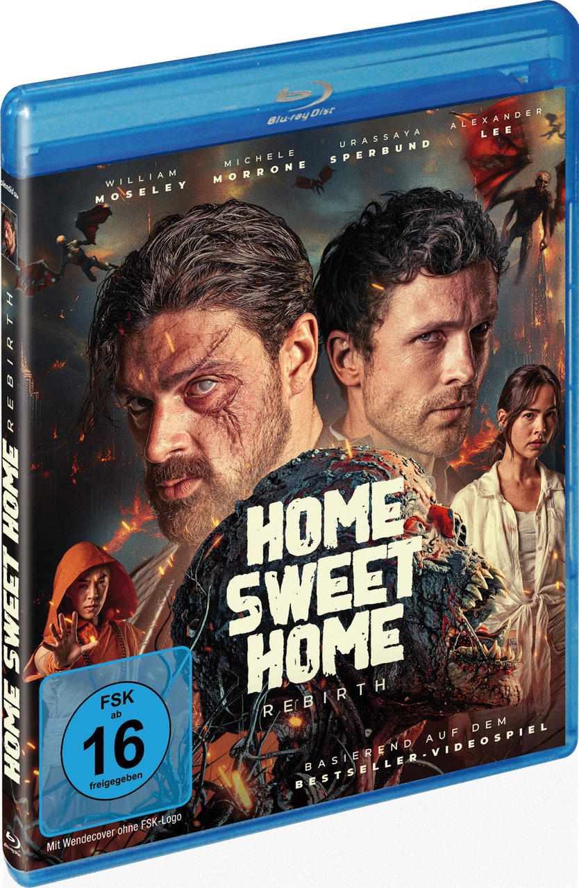Eine Blu-ray Disc mit einem Filmplakat, das den Titel und die Schauspieler zeigt.