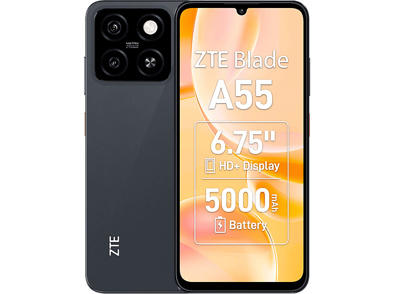 Zte Blade A55 4gb Ram 128gb Rom - Starry Black