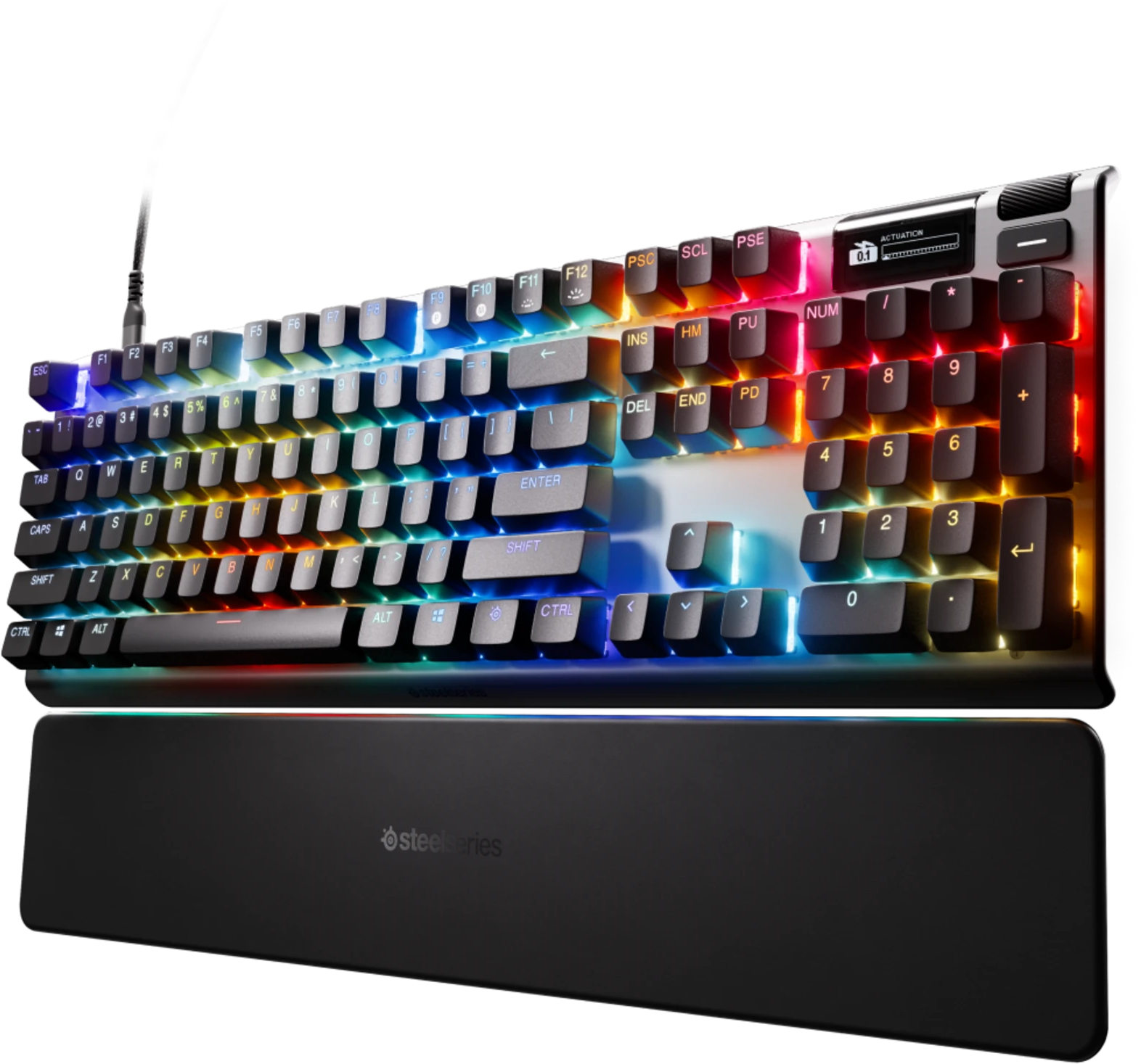 STEELSERIES Apex Pro Gen3 vezetékes billentyűzet, OmniPoint 3.0 HyperMagnetic kapcsolók, RGB, UK Angol (64661)