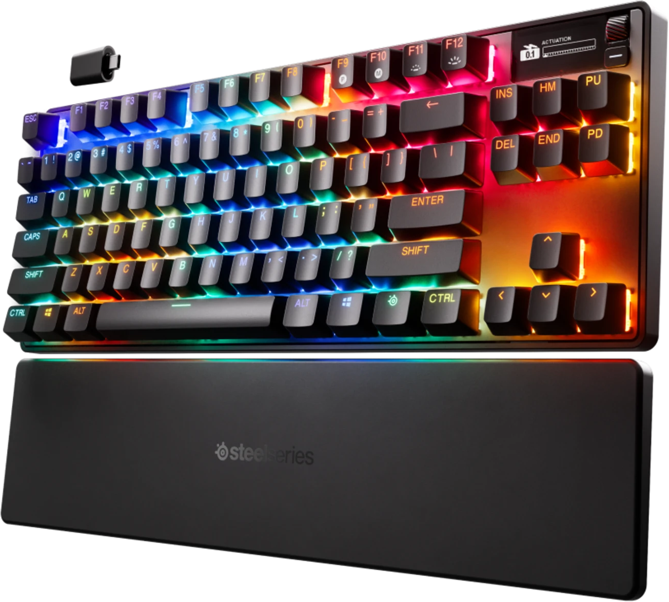 STEELSERIES Apex Pro TKL WL Gen3 vezeték nélküli billentyűzet, OP 3.0 HyperMagnetic kapcsolók, UK Angol (64872)