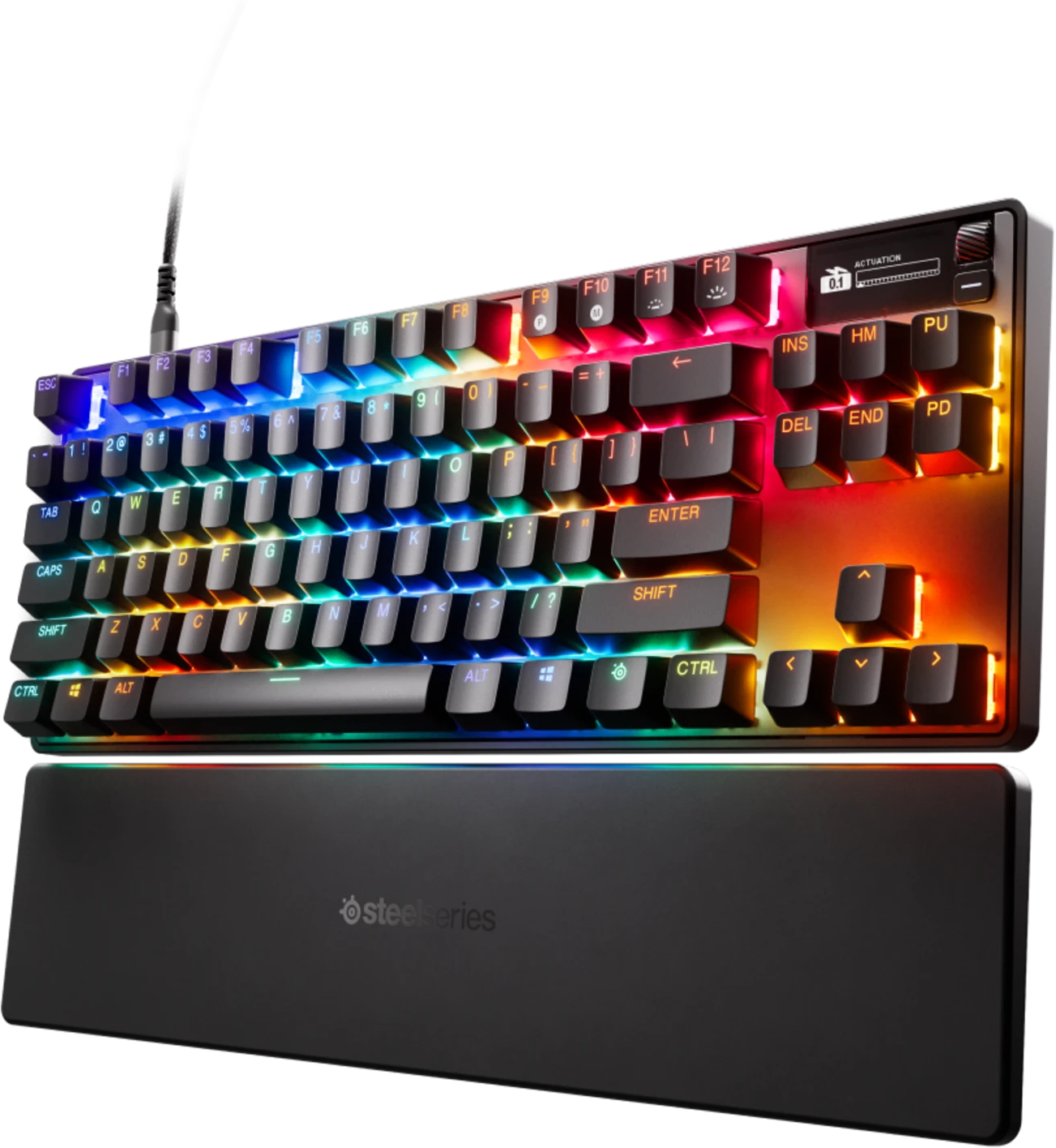 STEELSERIES Apex Pro TKL Gen3 vezetékes billentyűzet, OmniPoint3.0 HyperMagnetic kapcsoló, Angol, fekete (64741)