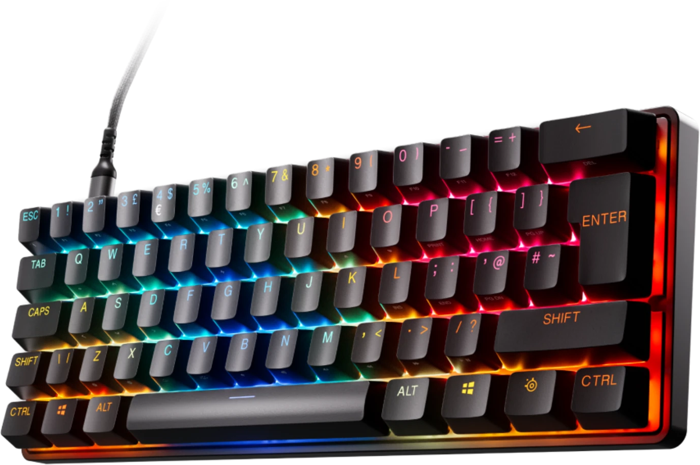 STEELSERIES Apex Pro Mini Gen3 vezetékes billentyűzet, OmniPoint 3.0 HyperMagnetic kapcsolók, UK Angol (64914)