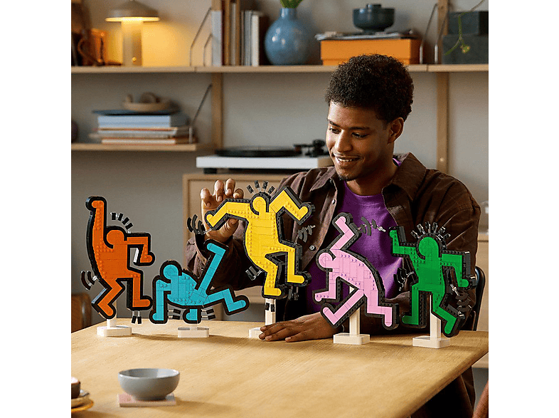 Thumbnail - LEGO ART 31216 Keith Haring – Tanzende Figuren Bausatz, Mehrfarbig