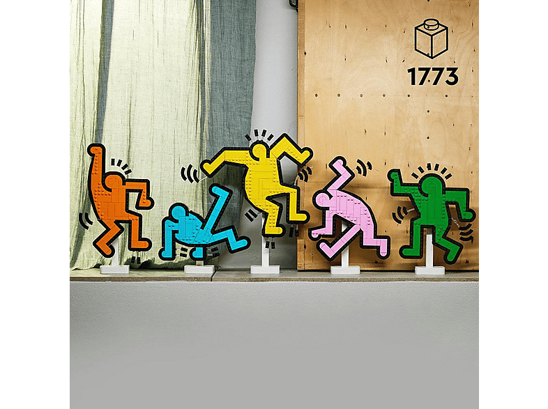 Thumbnail - LEGO ART 31216 Keith Haring – Tanzende Figuren Bausatz, Mehrfarbig
