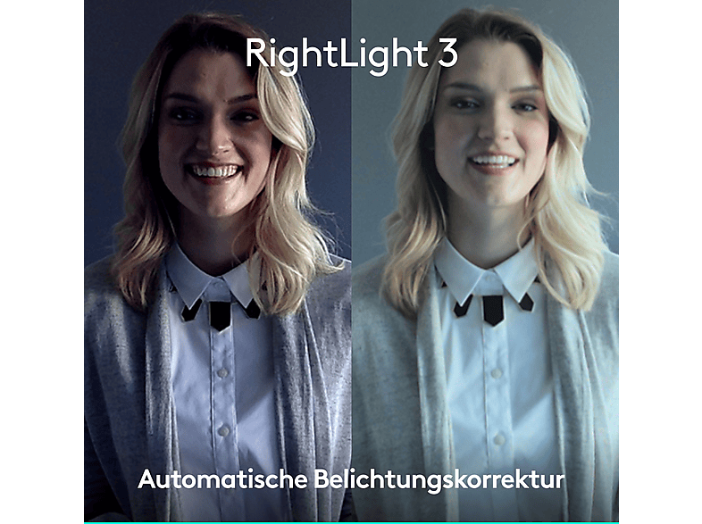 LOGITECH Brio 4K Webcam für Videokonferenzen und Streaming, USB, Hellgrau — Foto 3 von 5