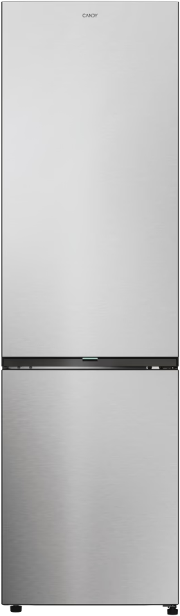 CANDY ECN4CQTEX206 Alulfagyasztós No frost, inox hűtőszekrény E 409l (289+120)