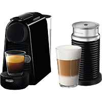 MediaMarkt DE LONGHI Nespresso Essenza Mini & Milk EN85.BAE Zwart aanbieding