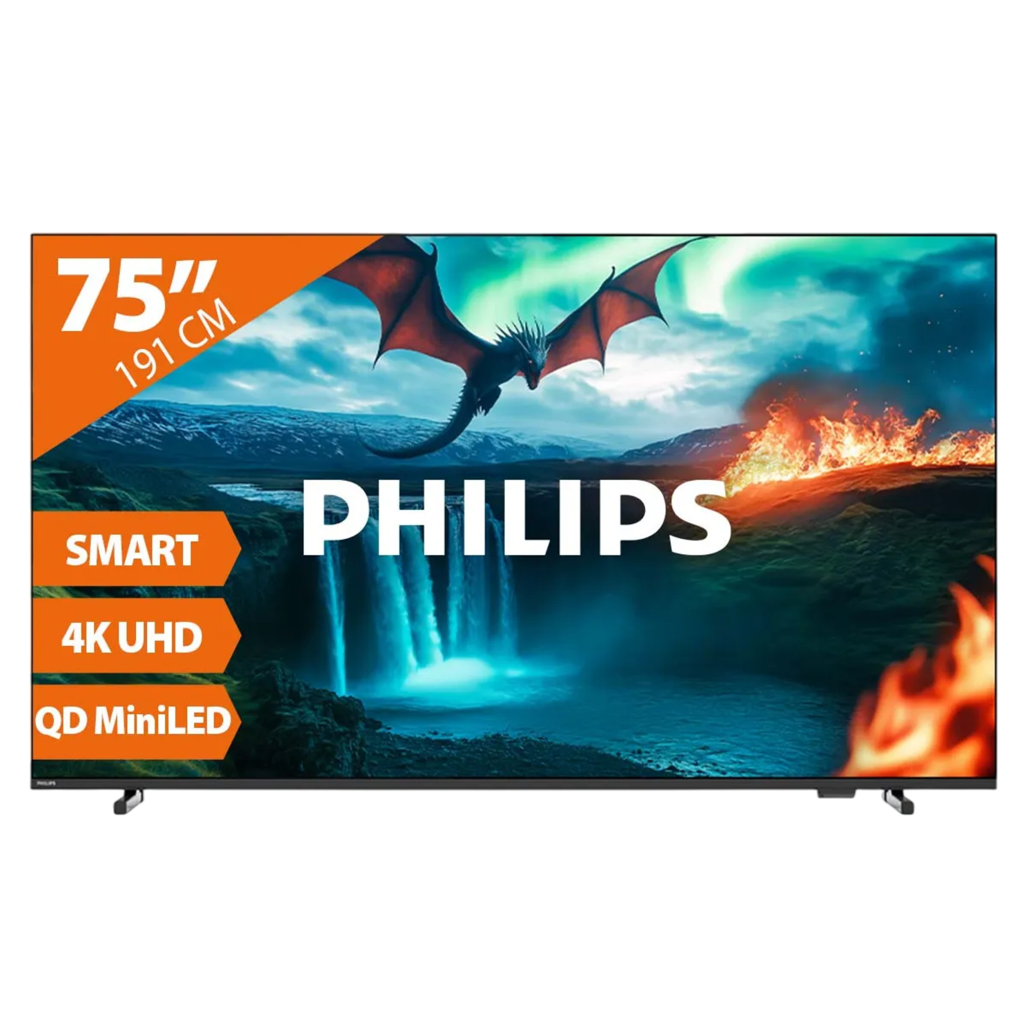 Philips 75mled810 4k Qd Mini-led Tv 75 Inch (2025) afbeelding