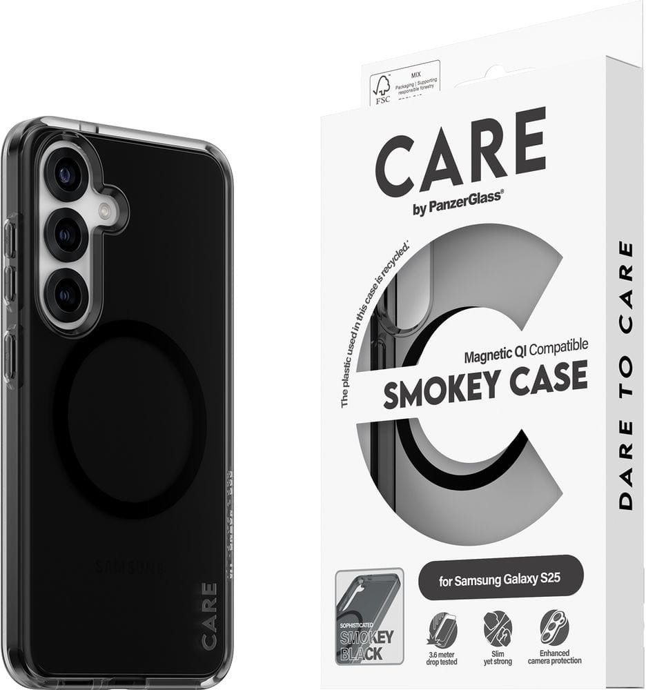 Pudełko na etui na telefon z etui w środku, z tekstem i zdjęciami.