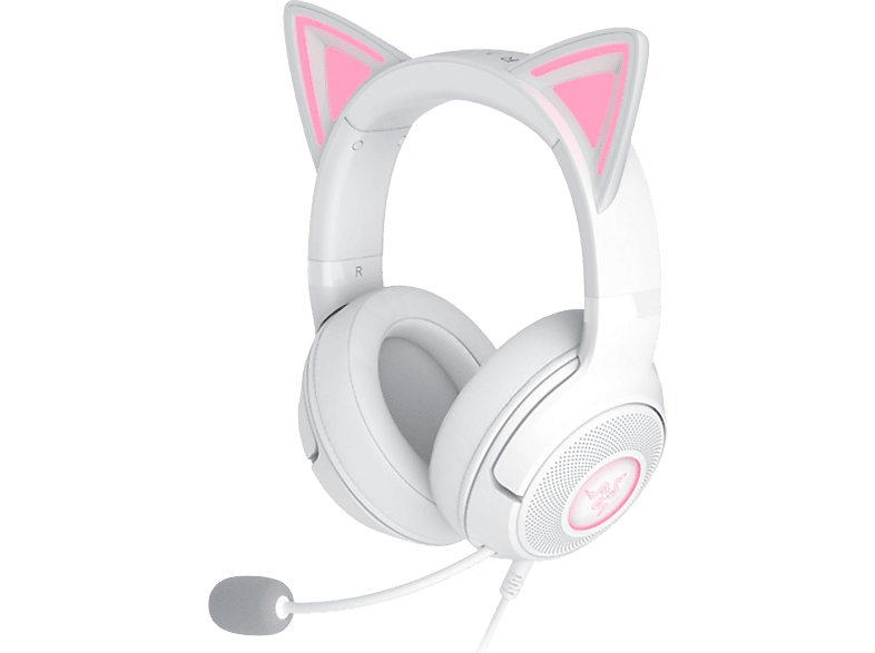 Casque gaming filaire Razer Kraken Kitty Edition V2 Blanc