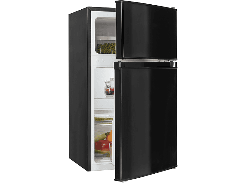 Thumbnail - OK. OFK 191 E B Kühlgefrierkombination (E, 85 l, 850 mm hoch, Schwarz)