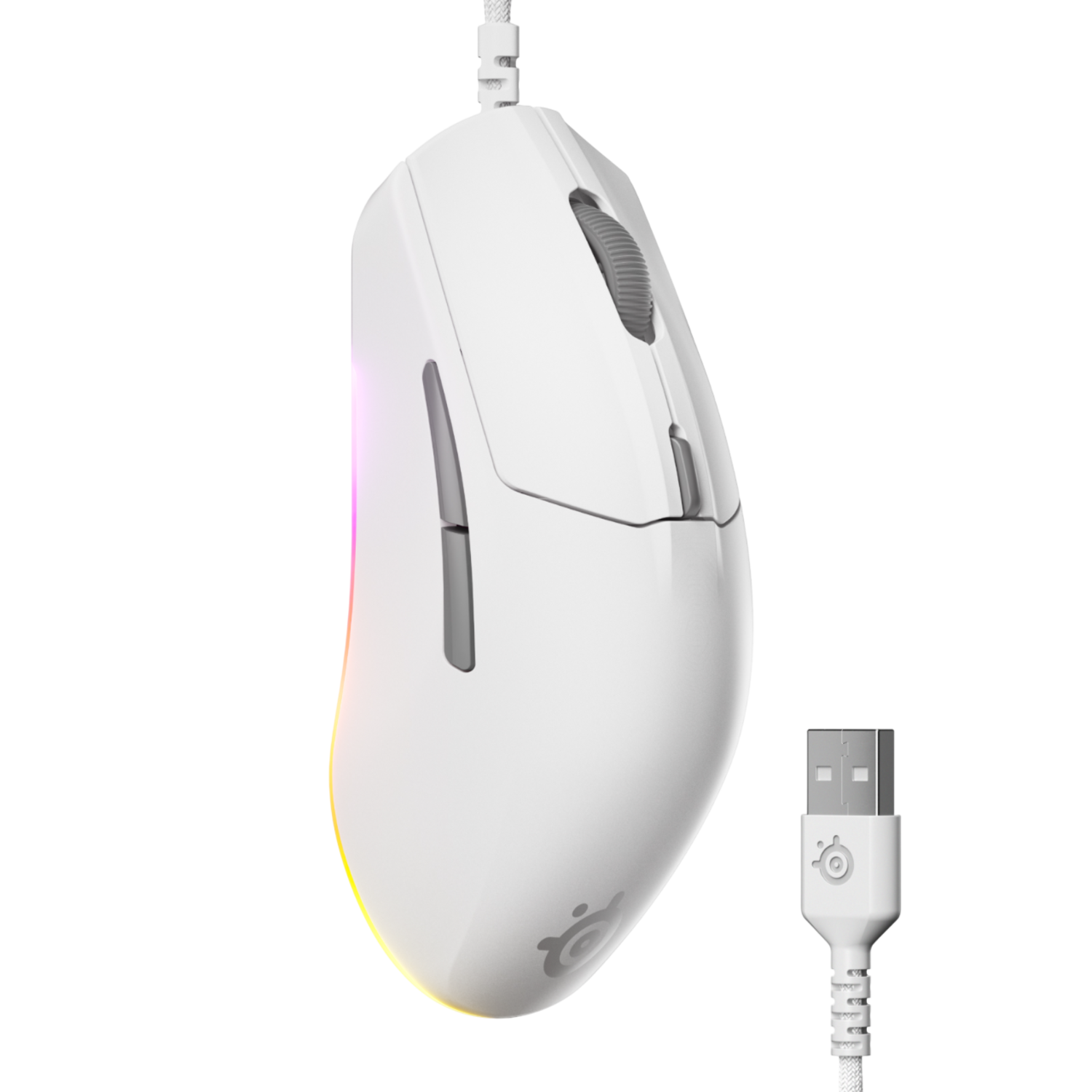 Steelseries Rival 3 Gen 2 Gamingmuis Wit afbeelding