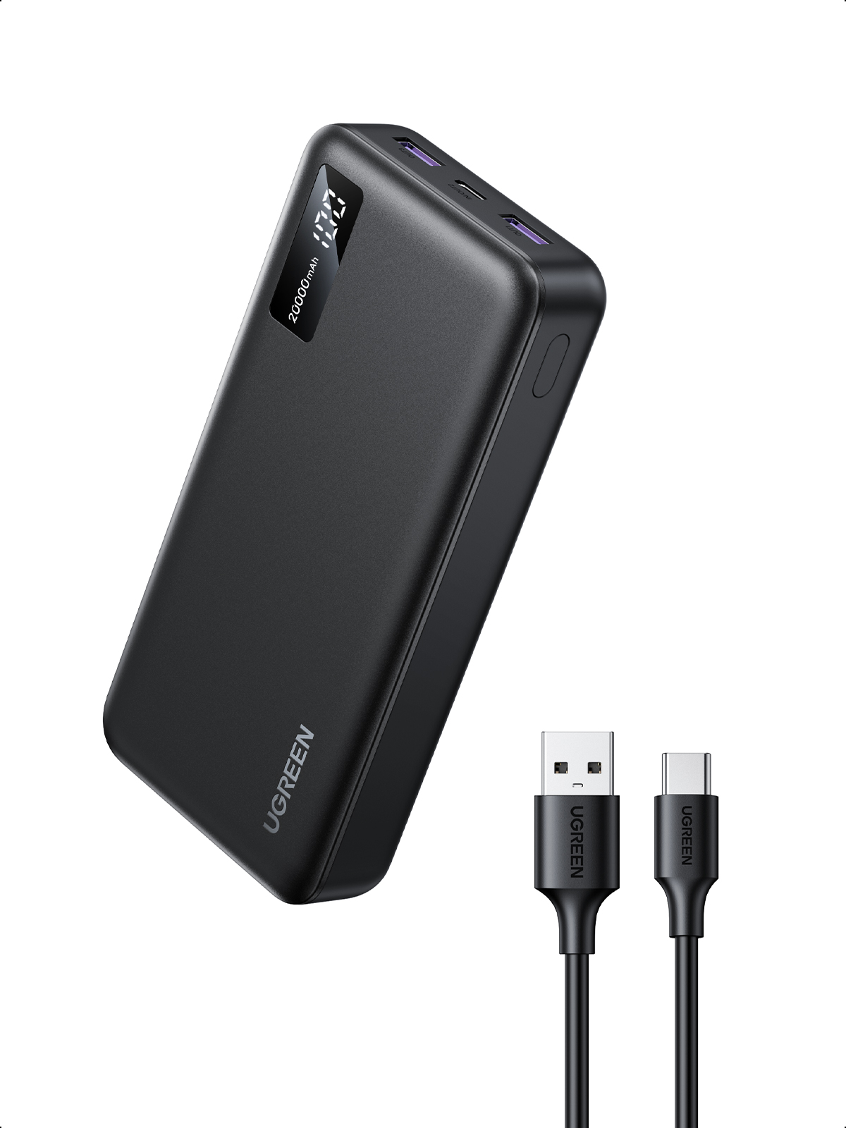 ゆー UGREEN 20.000 mAh PD 3.0 Hızlı Şarj Powerbank 1xUSB-C, 2xUSB-A