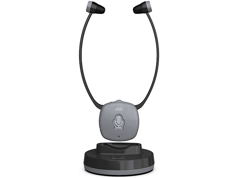Meliconi Cuffia TV Easy Audio Cuffie Wireless, Nero