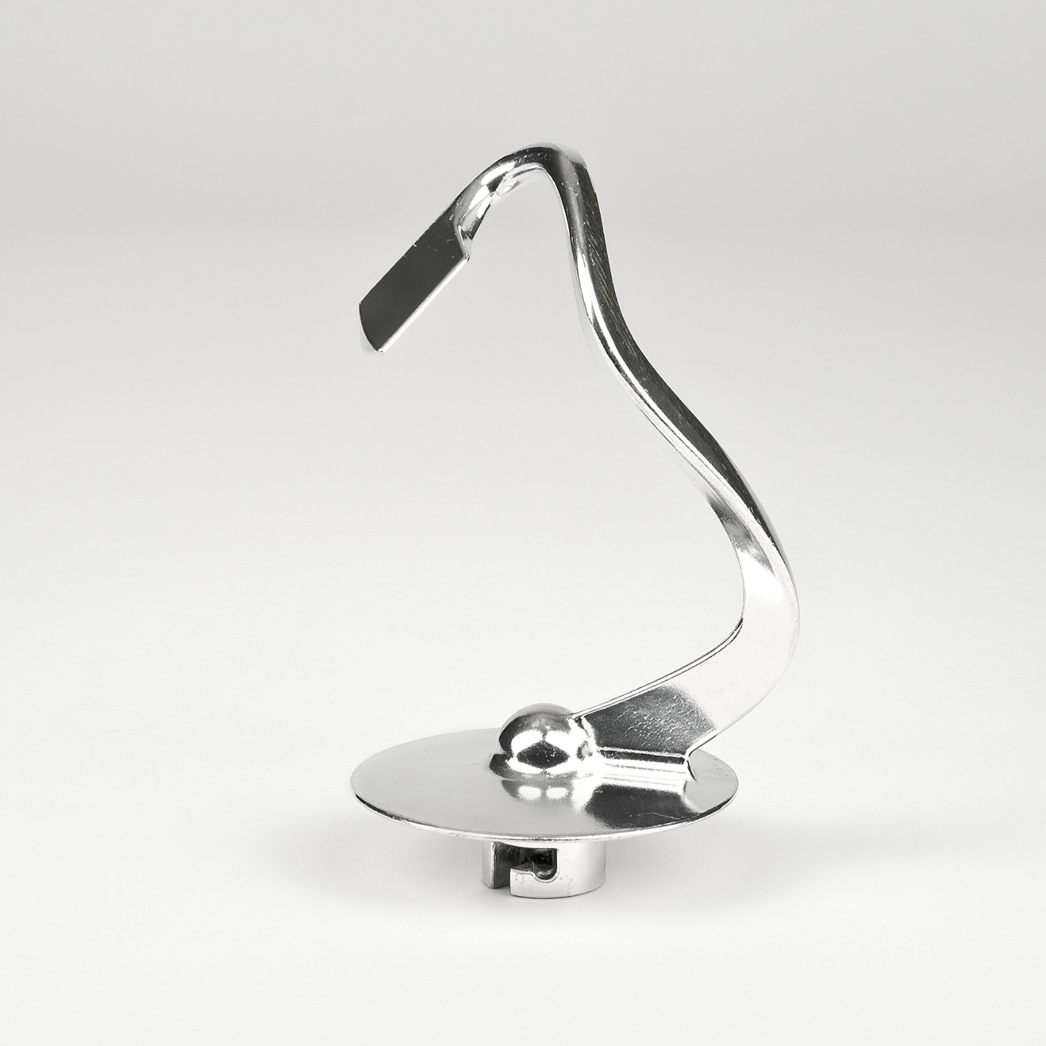 Accessorio gancio impastatore per un mixer, in metallo.