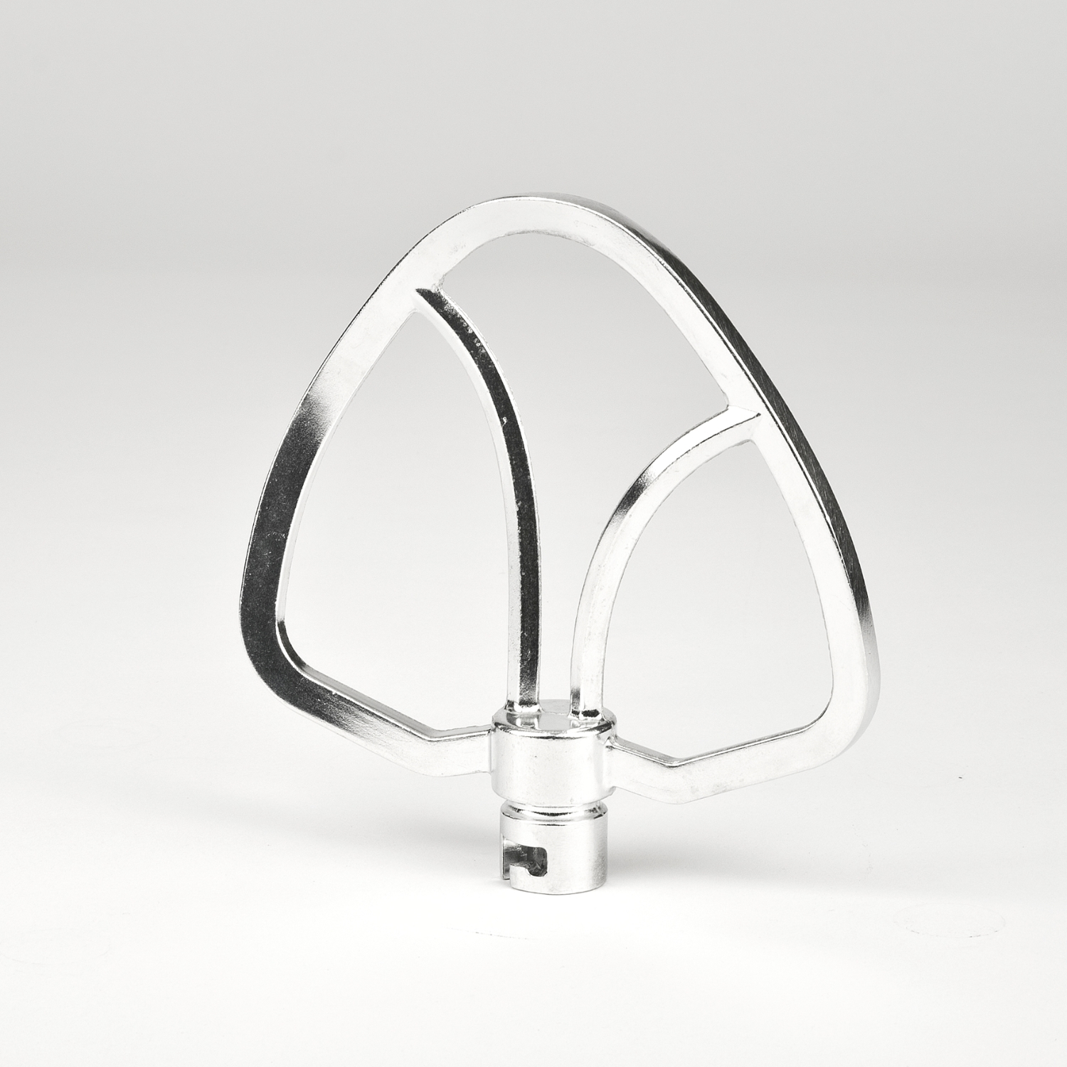 Accessorio frusta piatta per un mixer, in metallo.