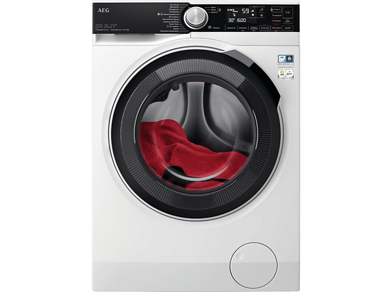 AEG LWR8D80610 8000 PowerCare Waschtrockner (11 kg / 7 kg, 1550 U/Min., freistehend, Weiß)