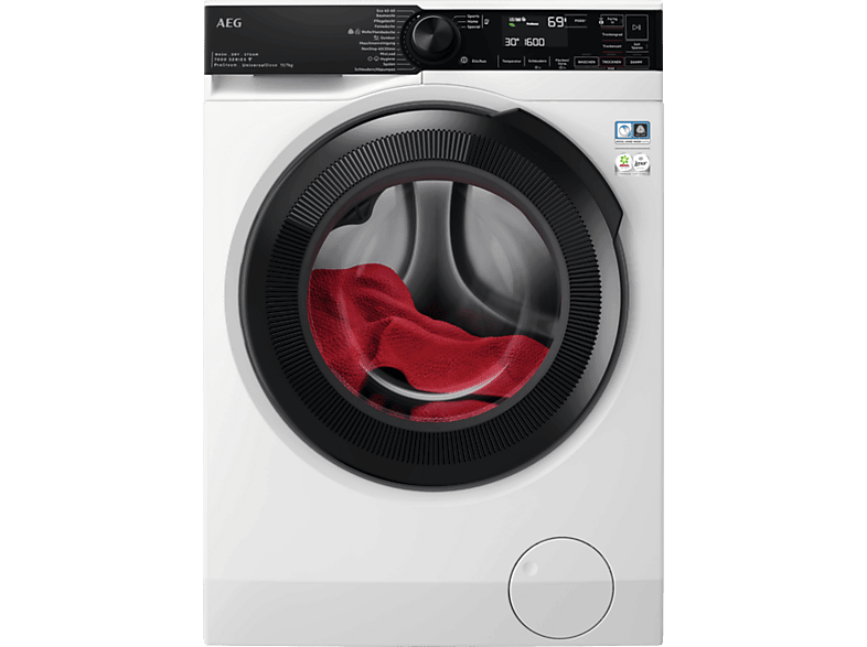 AEG LWR7E70610 7000 ProSteam Waschtrockner (11 kg / 7 kg, 1550 U/Min., freistehend, Weiß)