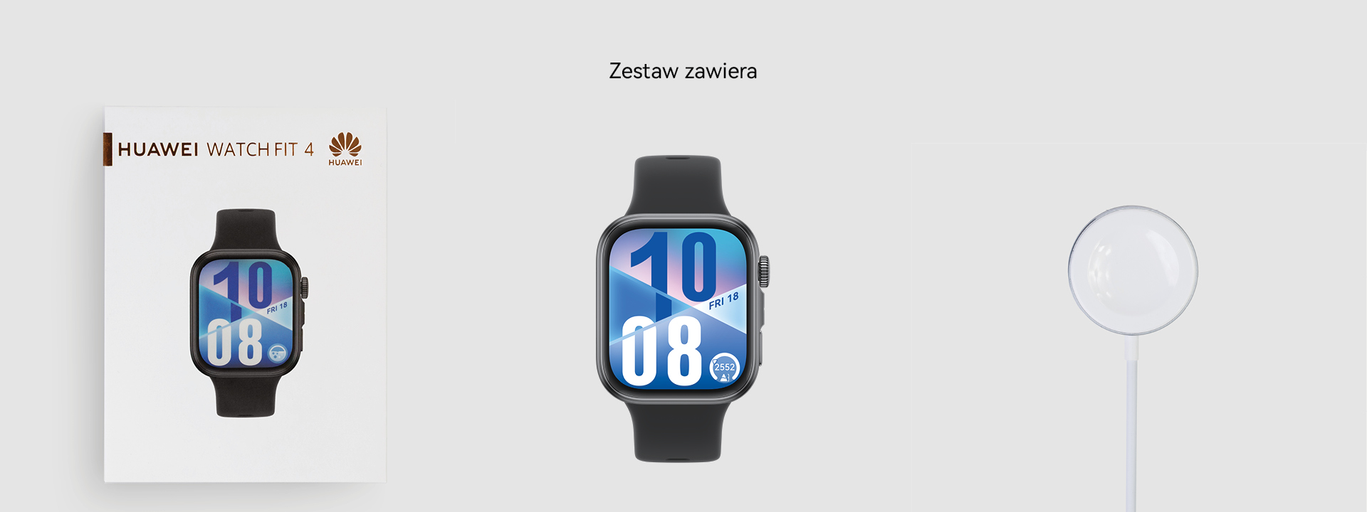 Huawei Watch Fit 4 w pudełku z ładowarką