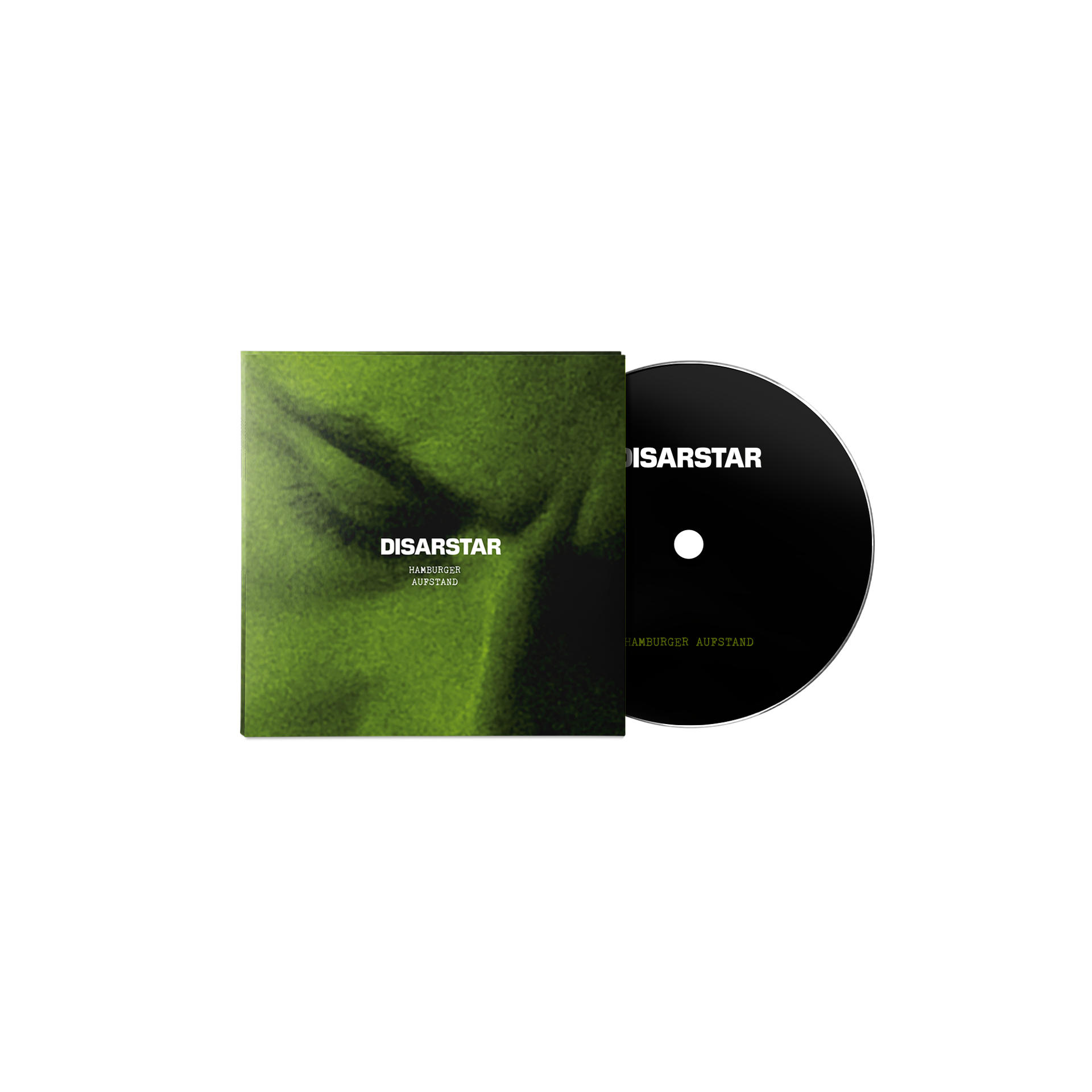 Disarstar Albumcover mit CD auf weißem Hintergrund
