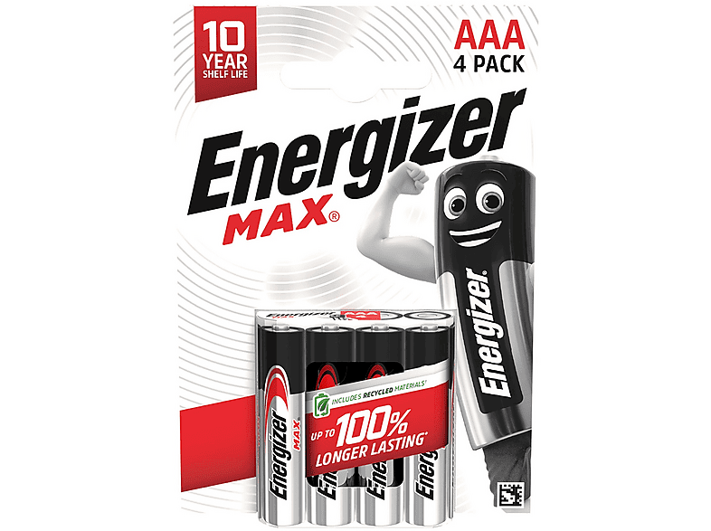 Batterie Ministilo AAA Energizer MAX 4 PZ