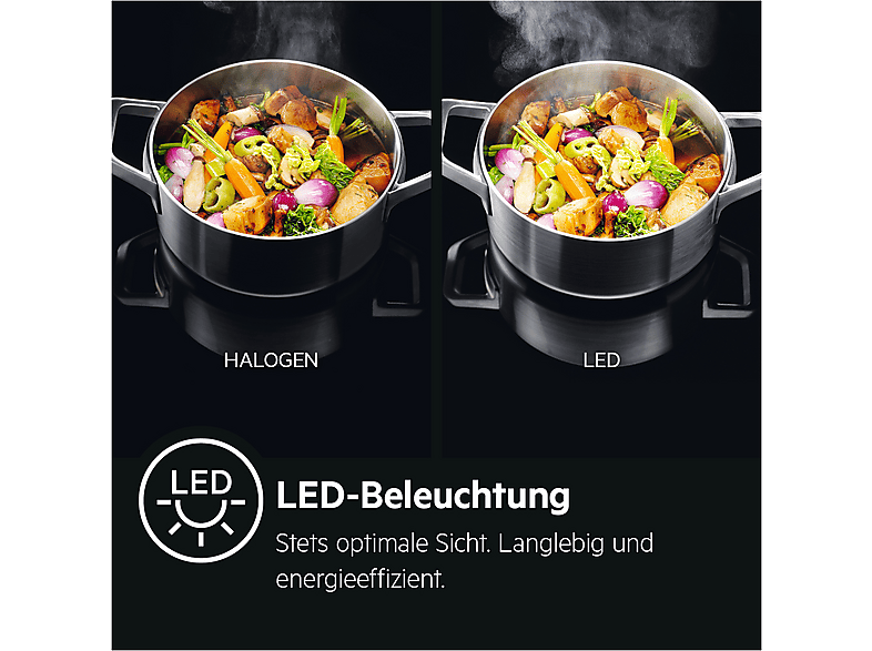 AEG DEB2531S Halb eingebaut (Pullout) Grau 352 m³/h