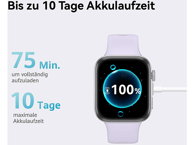 HUAWEI Fit 4 + Freebuds SE 2 Smartwatch Fluorelastomer, 130-210 mm, Black