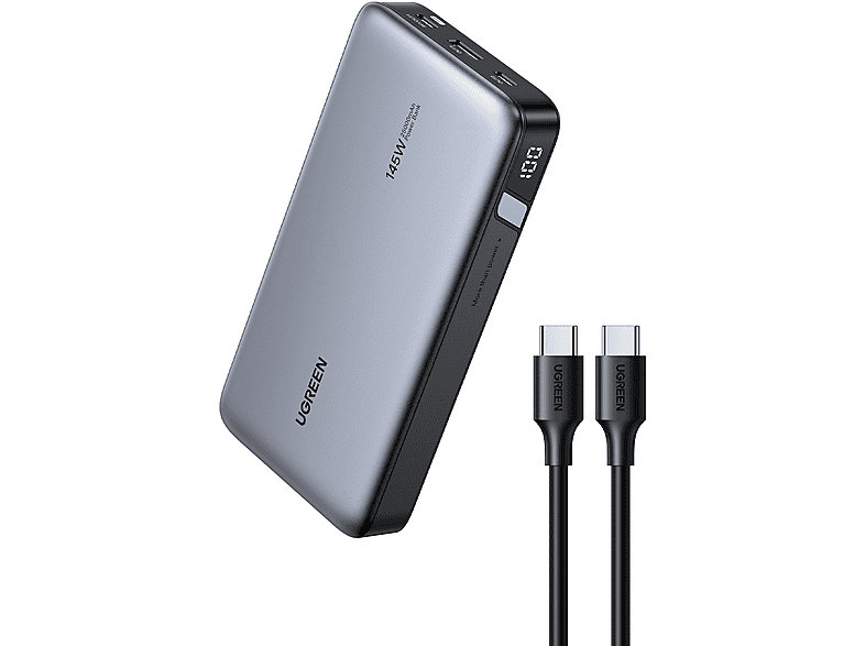 UGREEN 25.000mAh 145W PD QC Led Göstergeli Taşınabilir Hızlı Şarj Cihazı Powerbank 90597