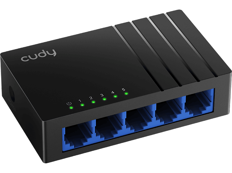 Przełącznik CUDY GS105D Czarny – zdjęcie 2