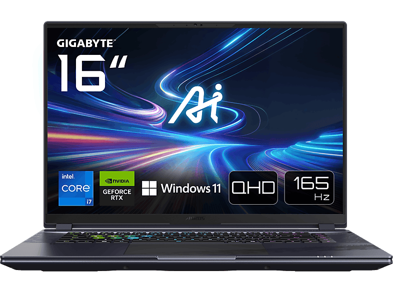 Gigabyte AORUS 16X 9KG-43ESC94SD, 16WQXGA, Intel® Core™ i7-13650HX, 16GB RAM, 1TB, GF RTX™ 4060