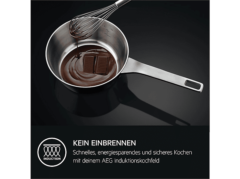 AEG TO74IB00UB Schwarz, Edelstahl Integriert 69 cm Zonen-Induktionskochfeld 4 Zone(n)