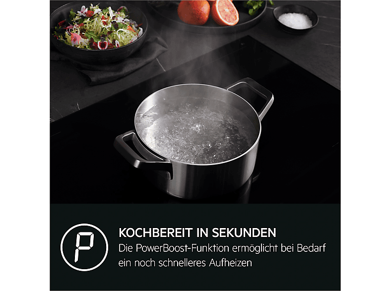 AEG TO64IC00XB 5000, Hob²Hood Induktionskochfeld (576 mm breit, 4-Zonen, Glaskeramik, Autarkes Kochfeld) — Foto 5 von 5