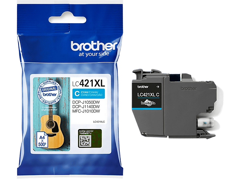 Brother Ink Cartridge Lc421xlc Cyaan
